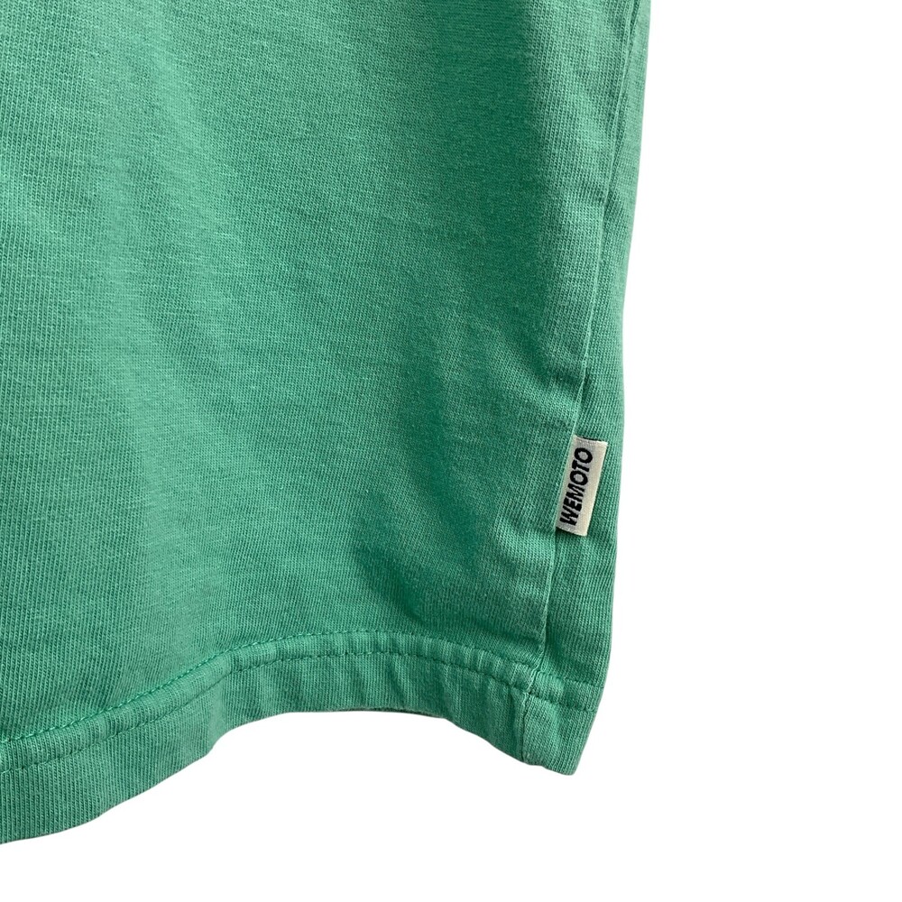 WEMOTO Tee Shirt Green Mens Small Crew Lounge Chair Short Sleeve 100% Cotton - Picture 3 of 9